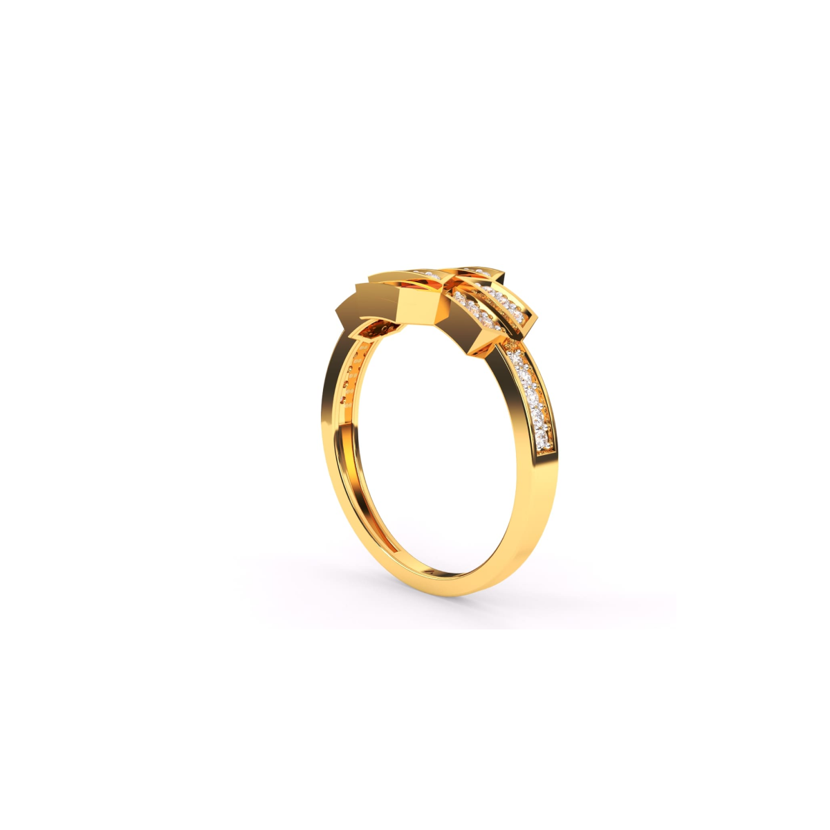 Round Cut Vintage Style Diamond Ring